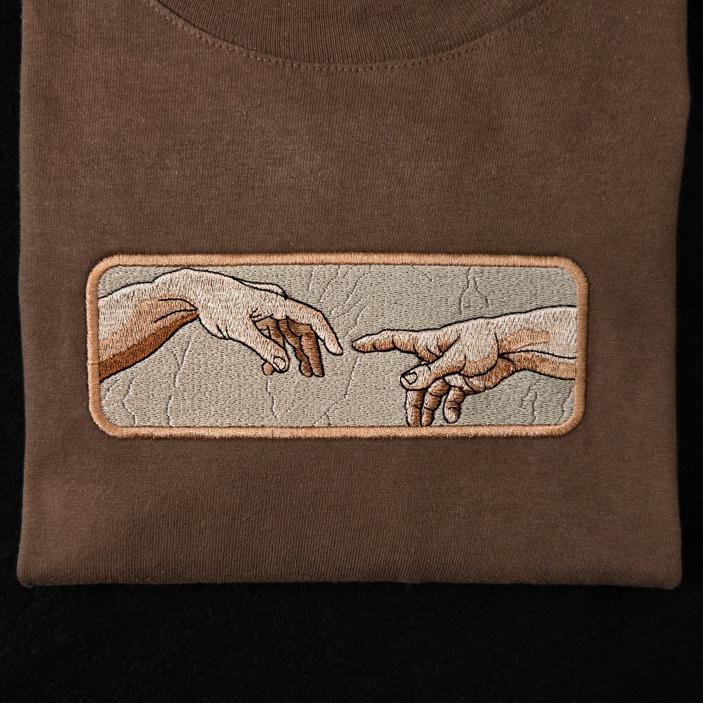 The Creation of Adam - Embroidered Tee