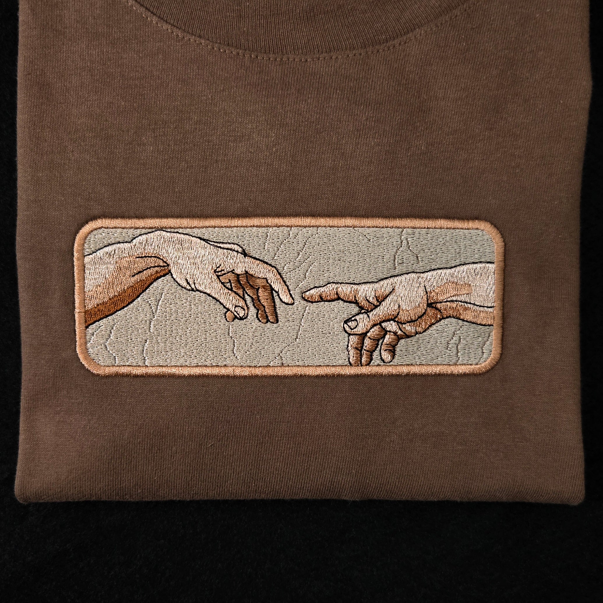 The Creation of Adam - Embroidered Tee