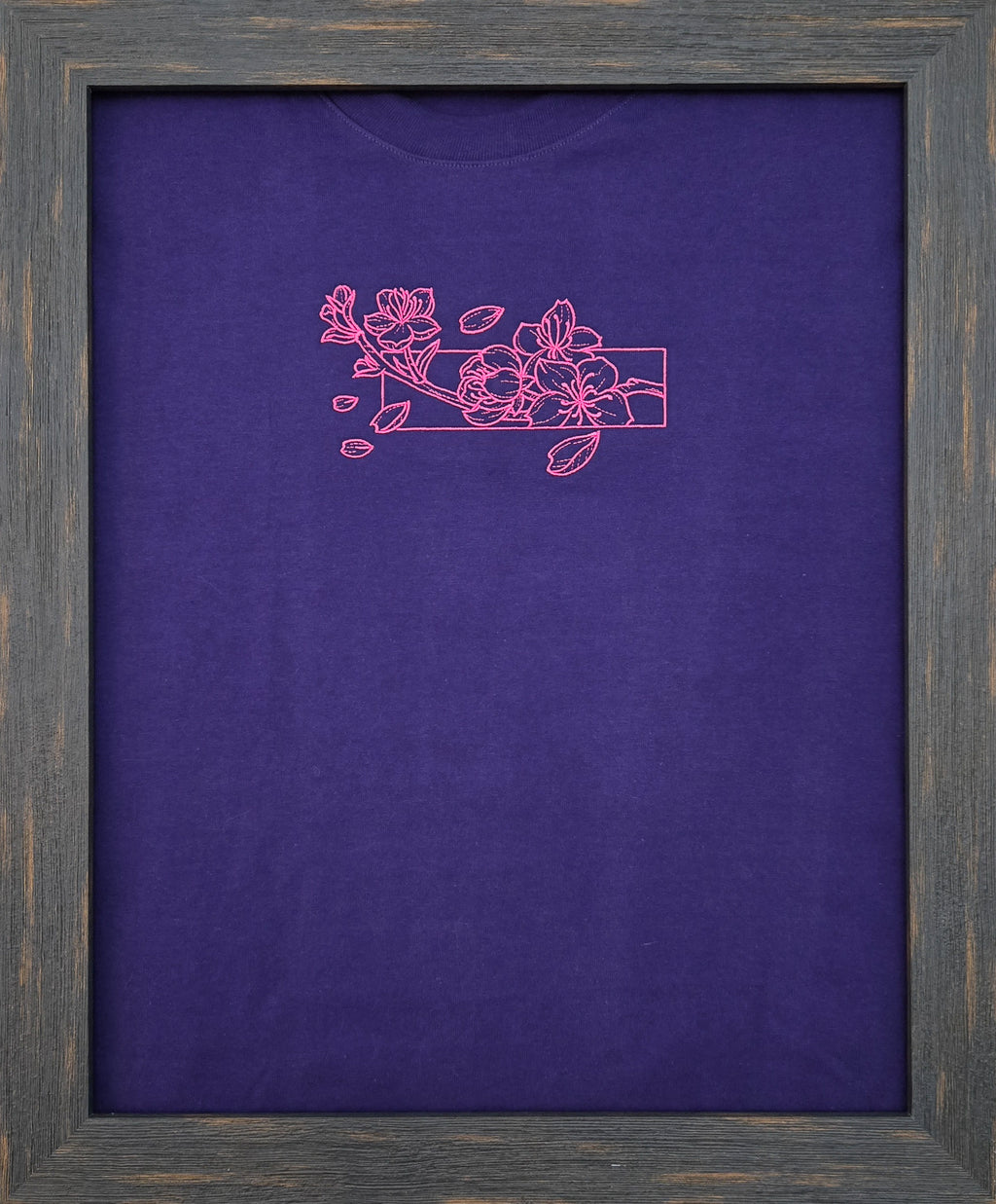 Cherry Blossom - Embroidered Tee