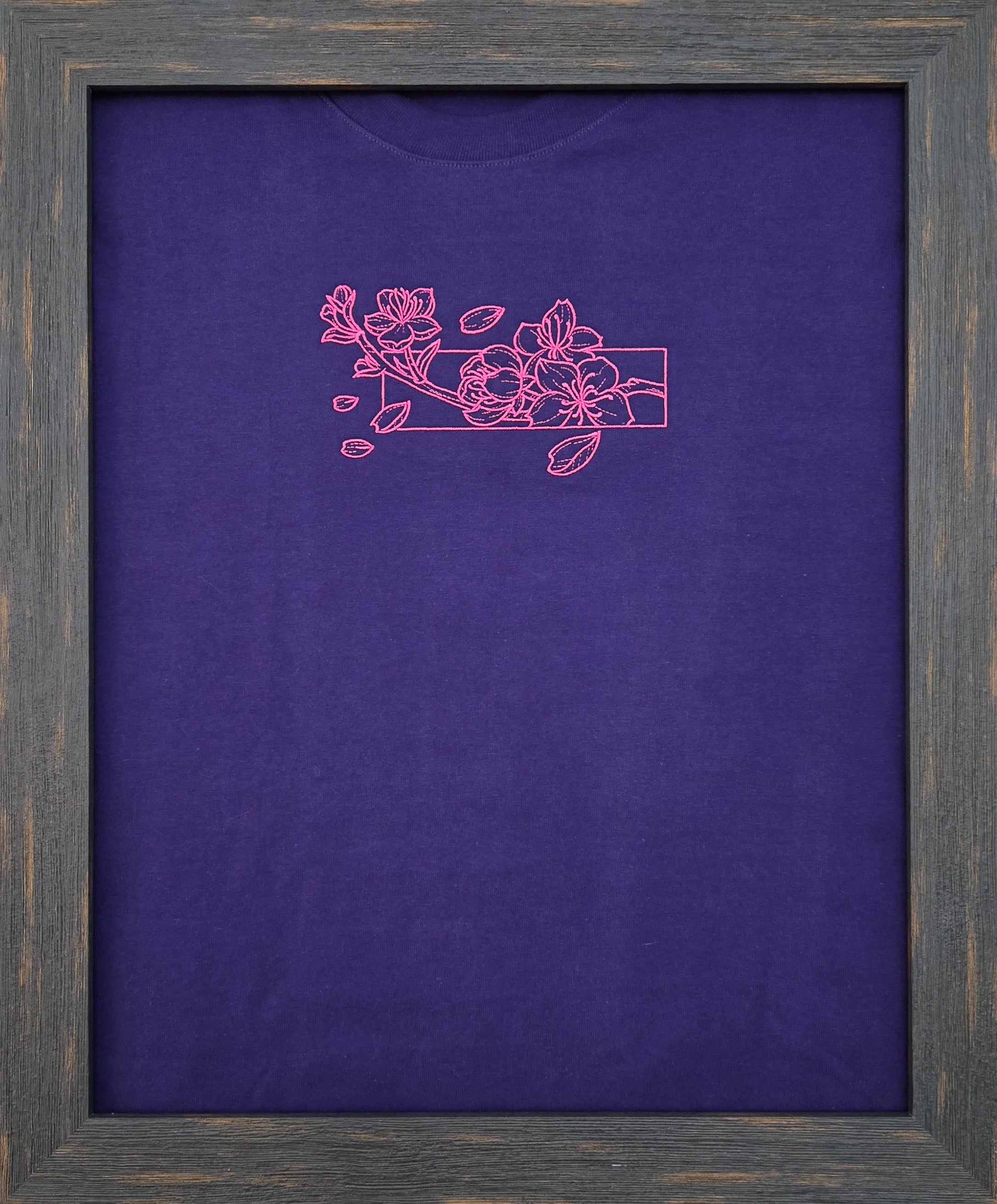 Cherry Blossom - Embroidered Tee