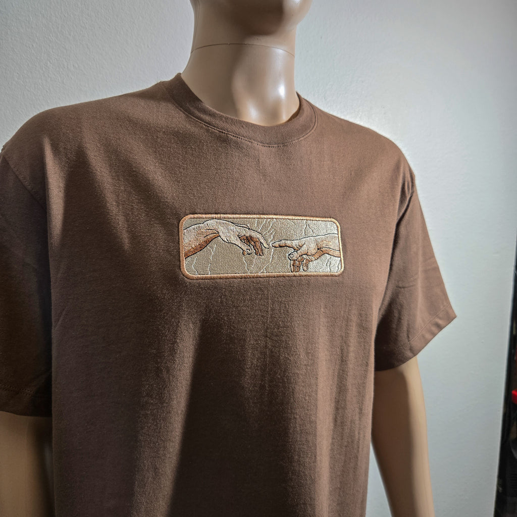 The Creation of Adam - Embroidered Tee