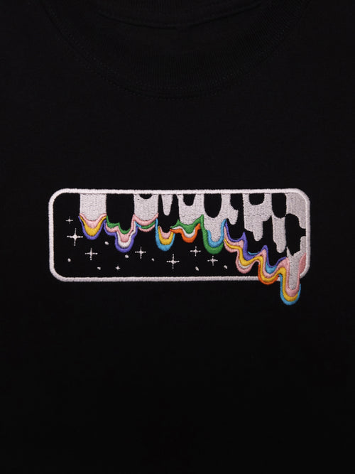 THREADLEAK | Black T-Shirt