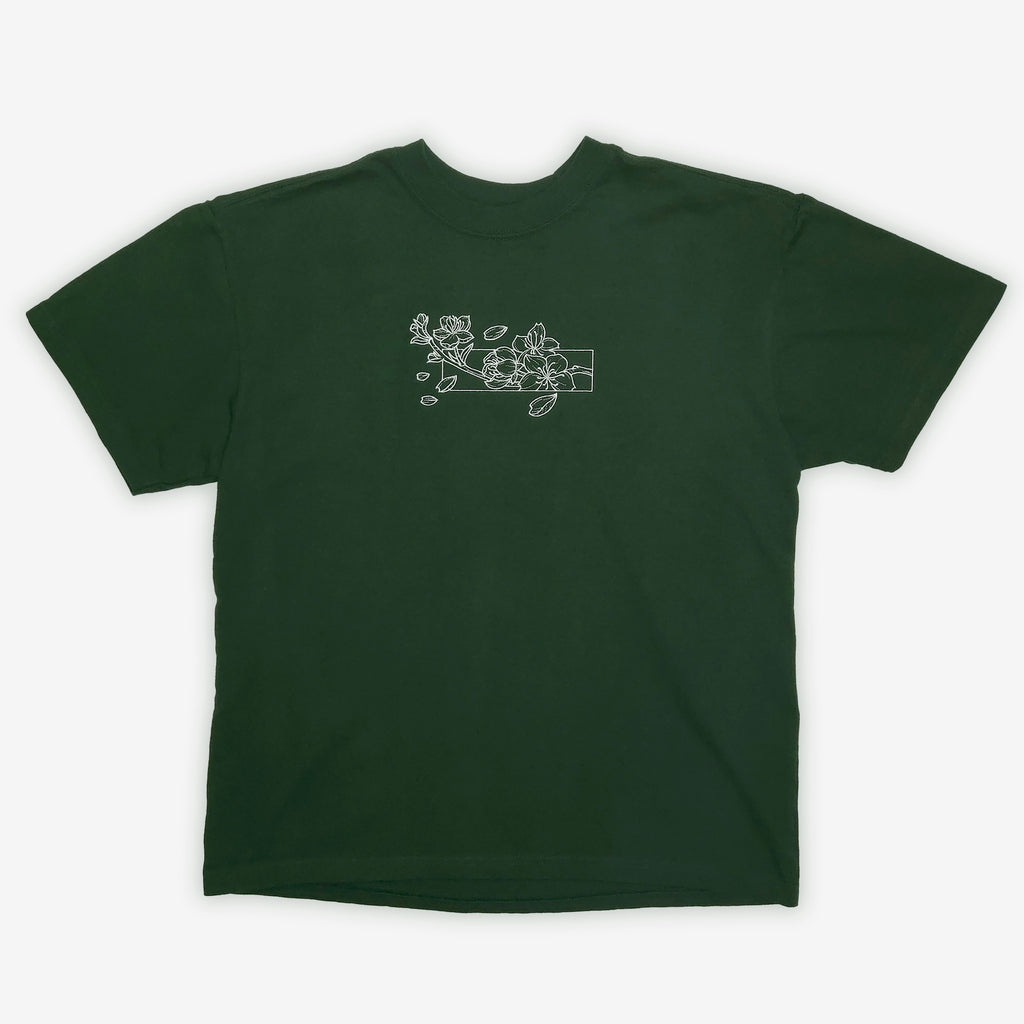 Cherry Blossom - Embroidered Tee