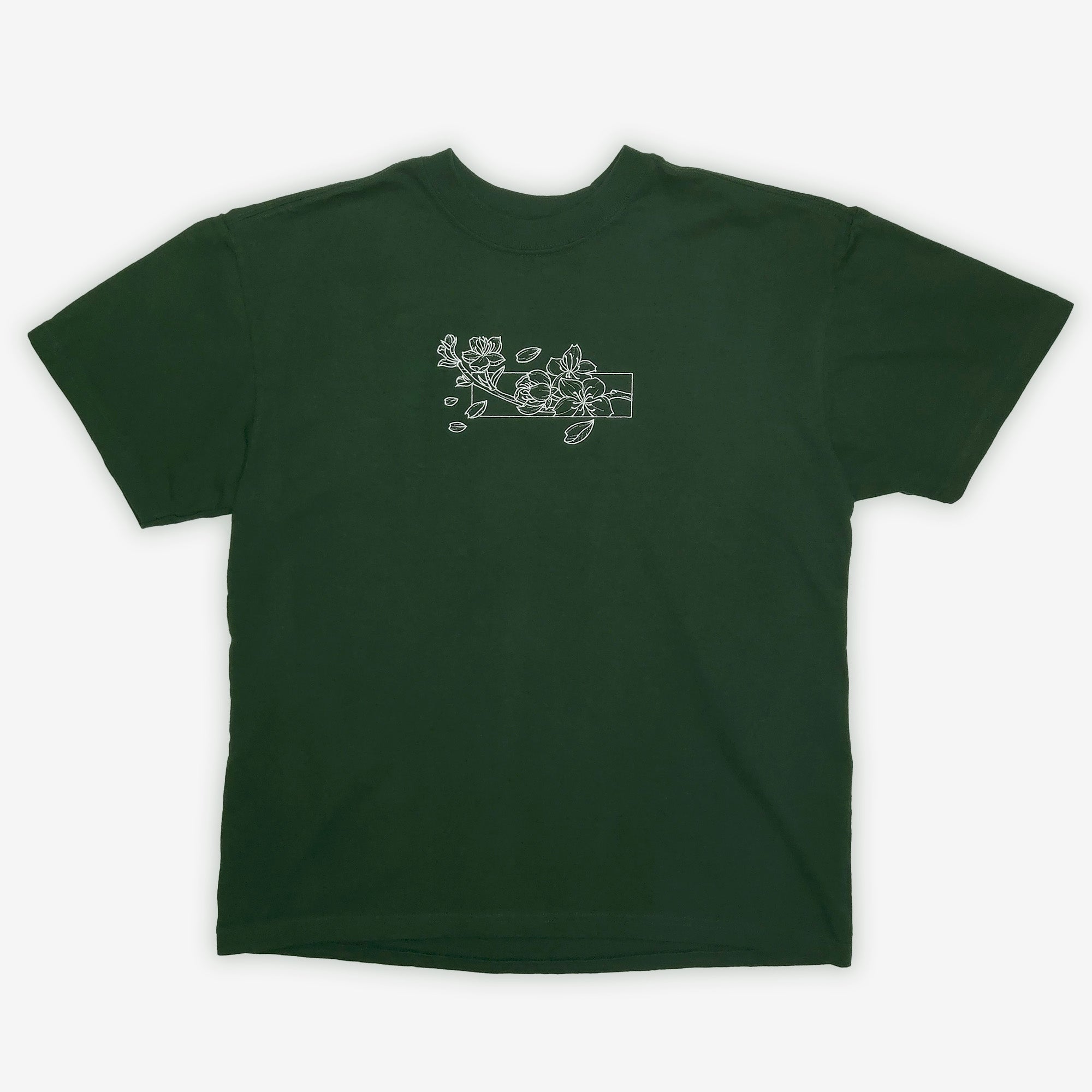 Cherry Blossom - Embroidered Tee