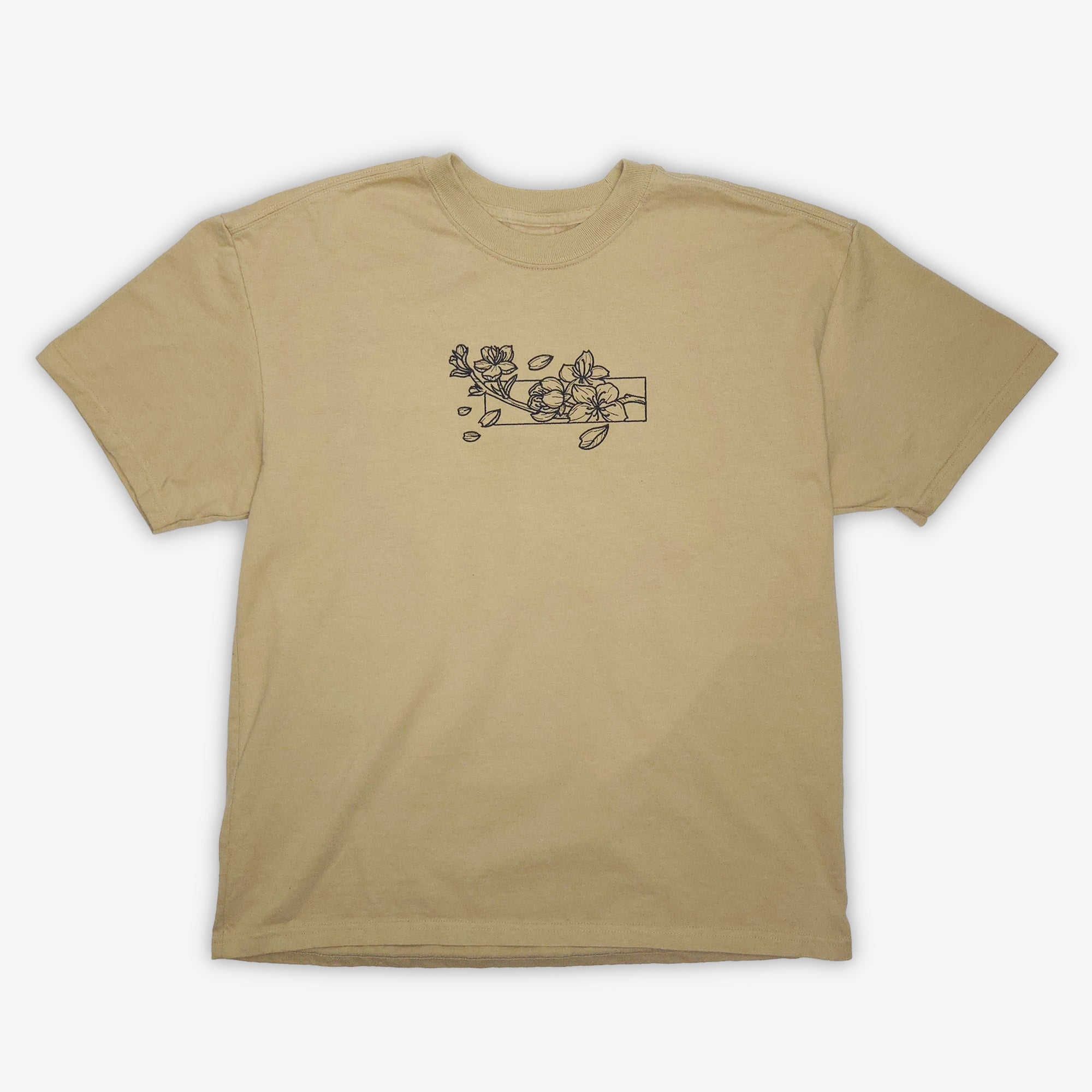 Cherry Blossom - Embroidered Tee
