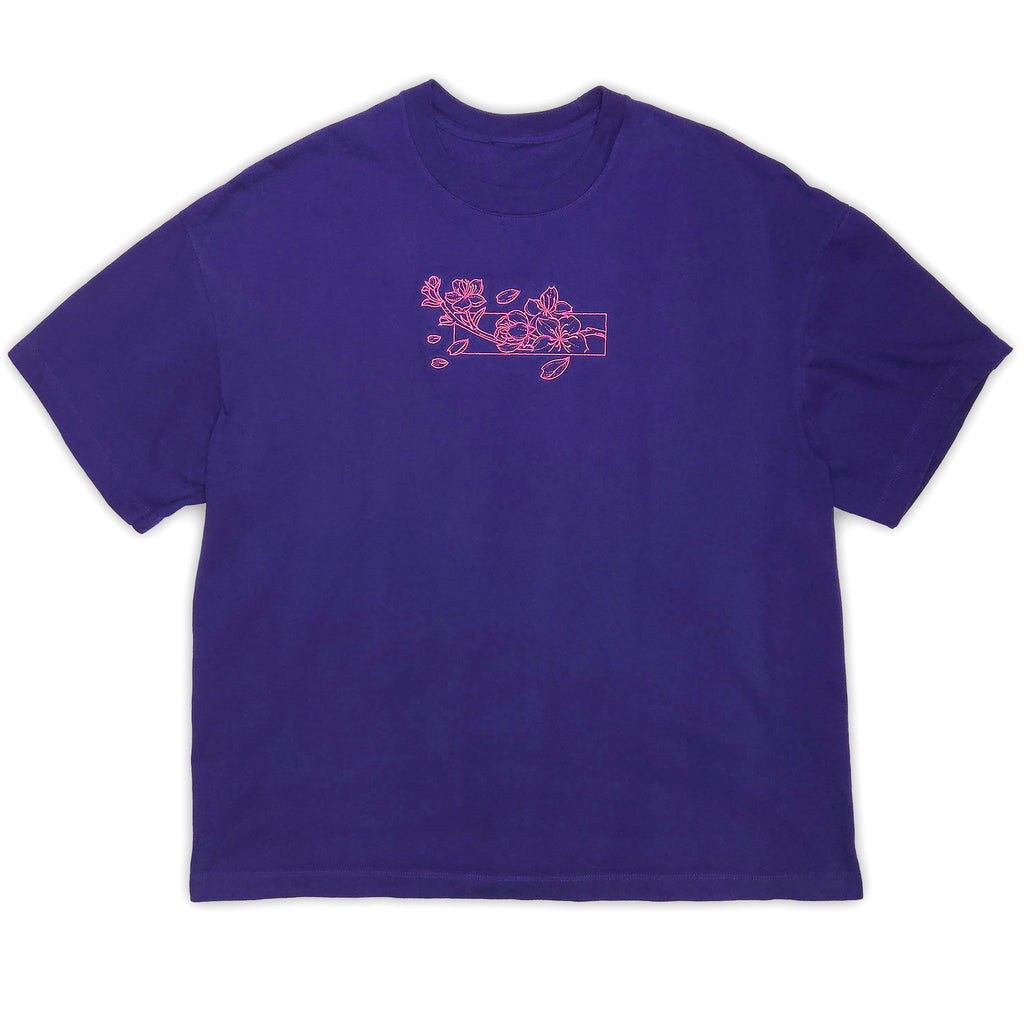 Cherry Blossom - Embroidered Tee